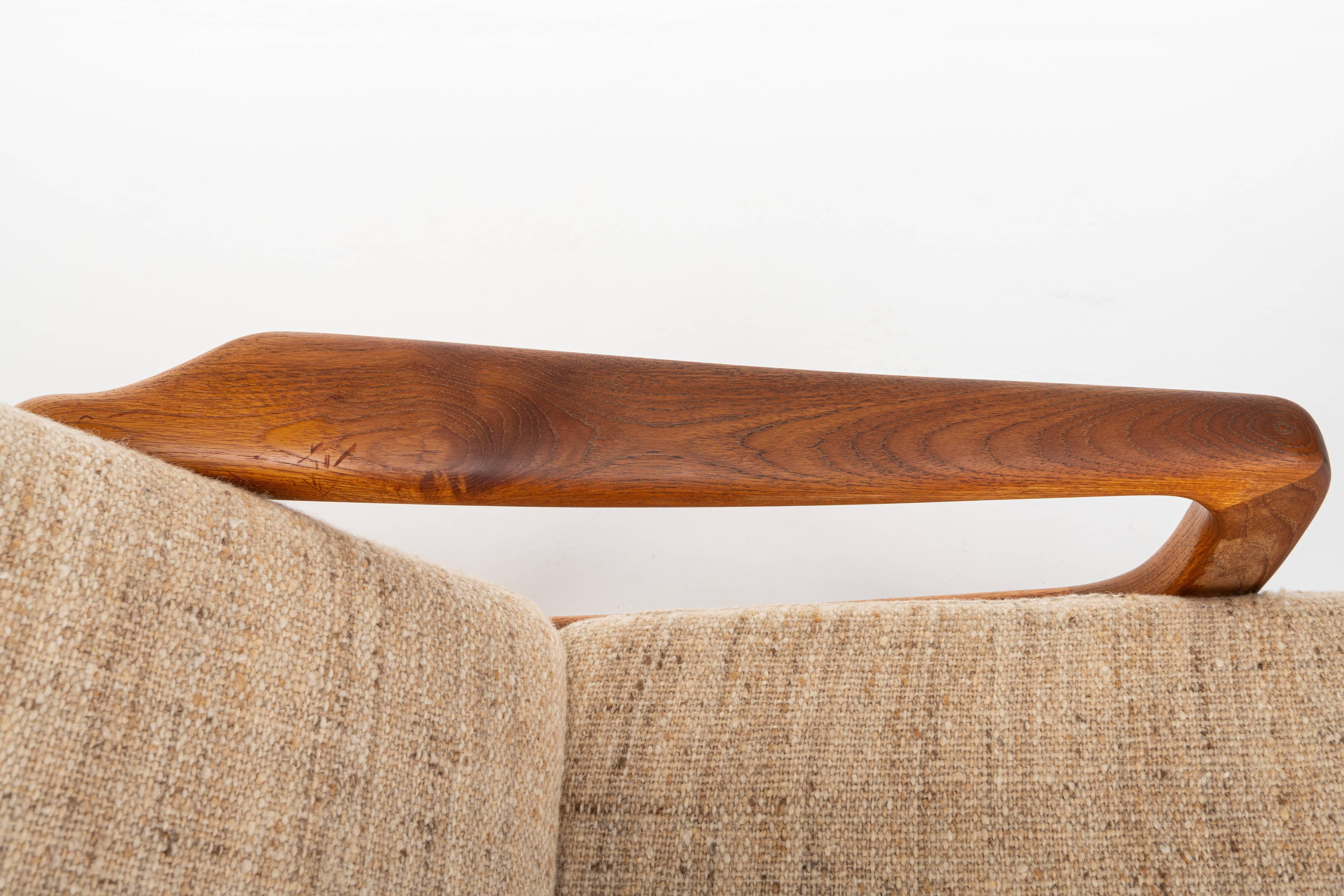 Highback lounge chair by Juul Kristensen for JK Denmark, 1960s 3