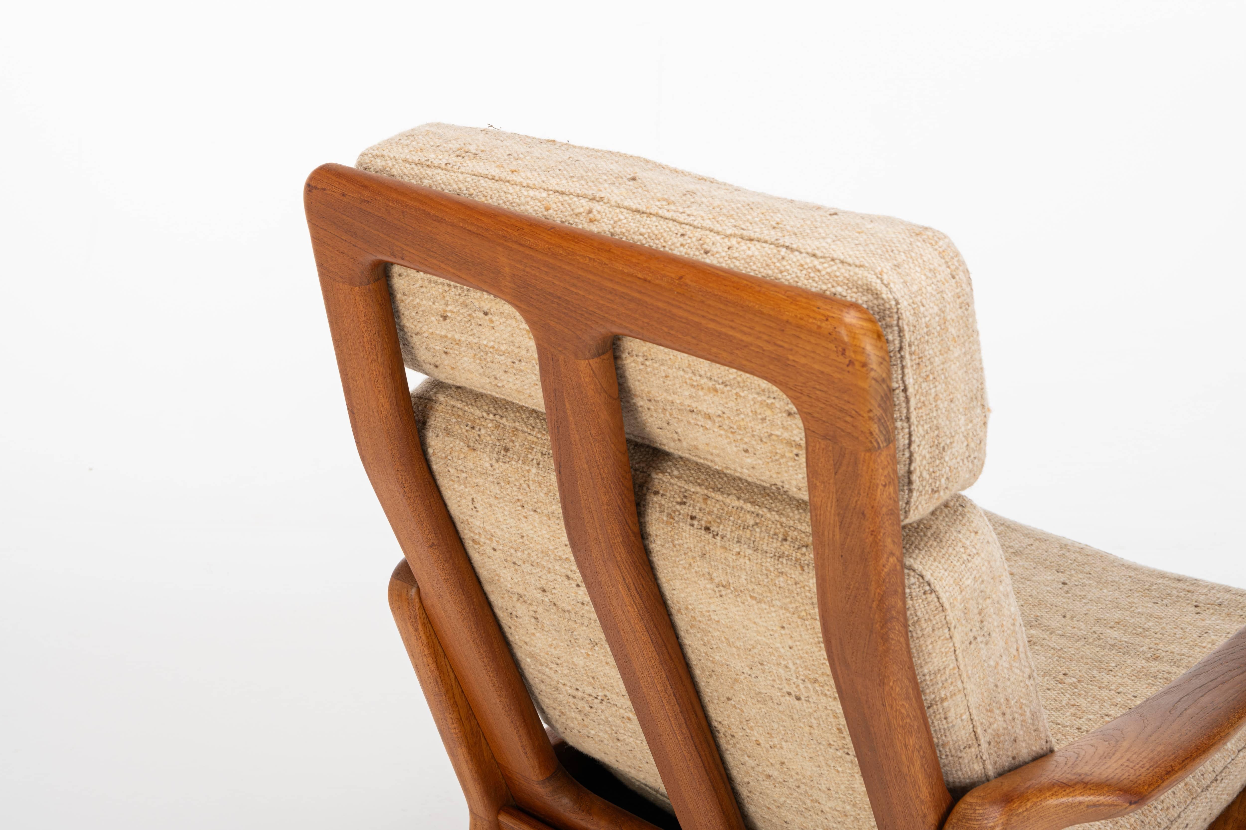 Highback lounge chair by Juul Kristensen for JK Denmark, 1960s 7