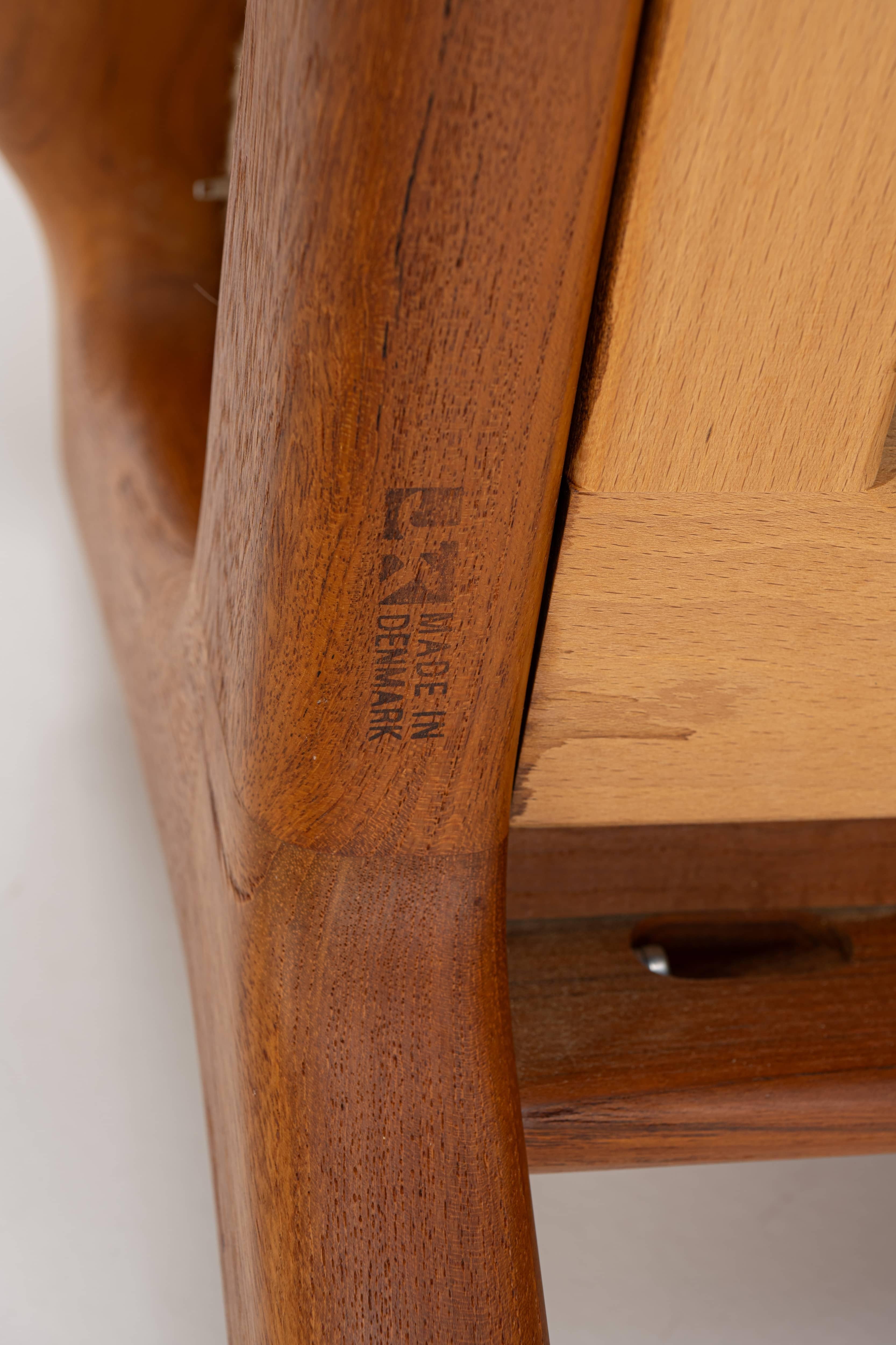 Highback lounge chair by Juul Kristensen for JK Denmark, 1960s 12