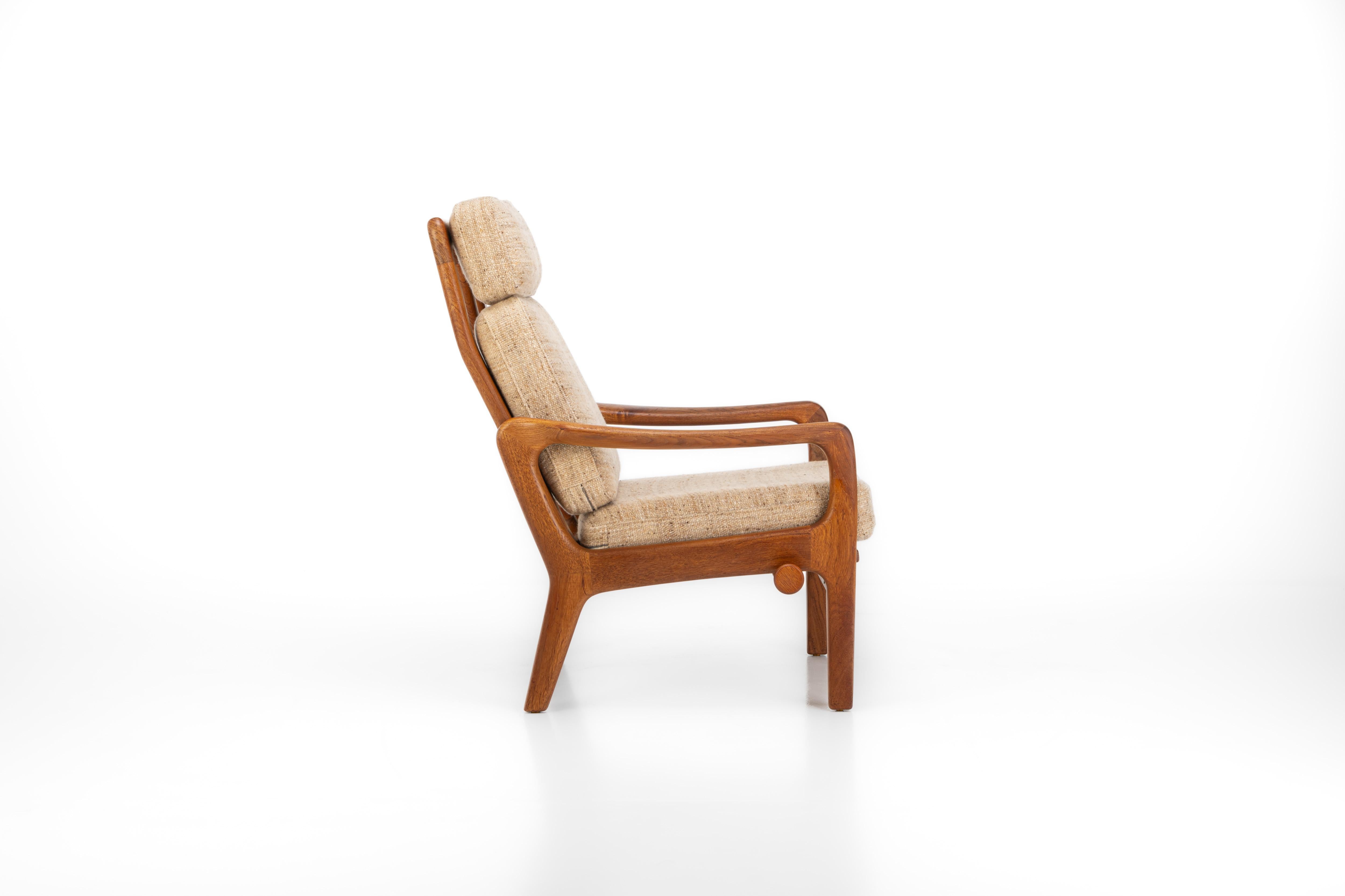 Danish Highback lounge chair by Juul Kristensen for JK Denmark, 1960s
