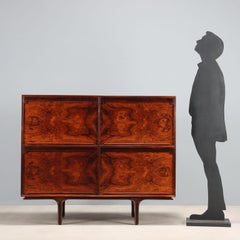 Buffet haut '504' par Gianfranco Frattini pour Bernini 1960 restauré