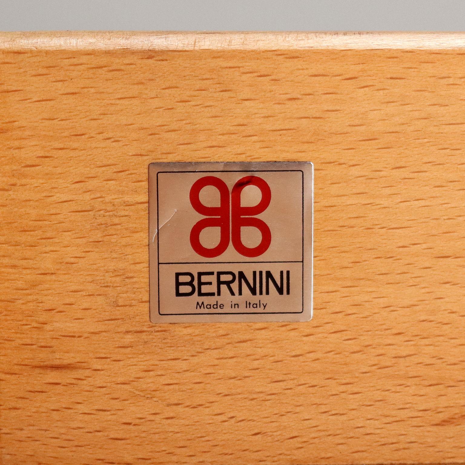 Highboard '504' Gianfranco Frattini per Bernini, anni 60, marrone in legno 3