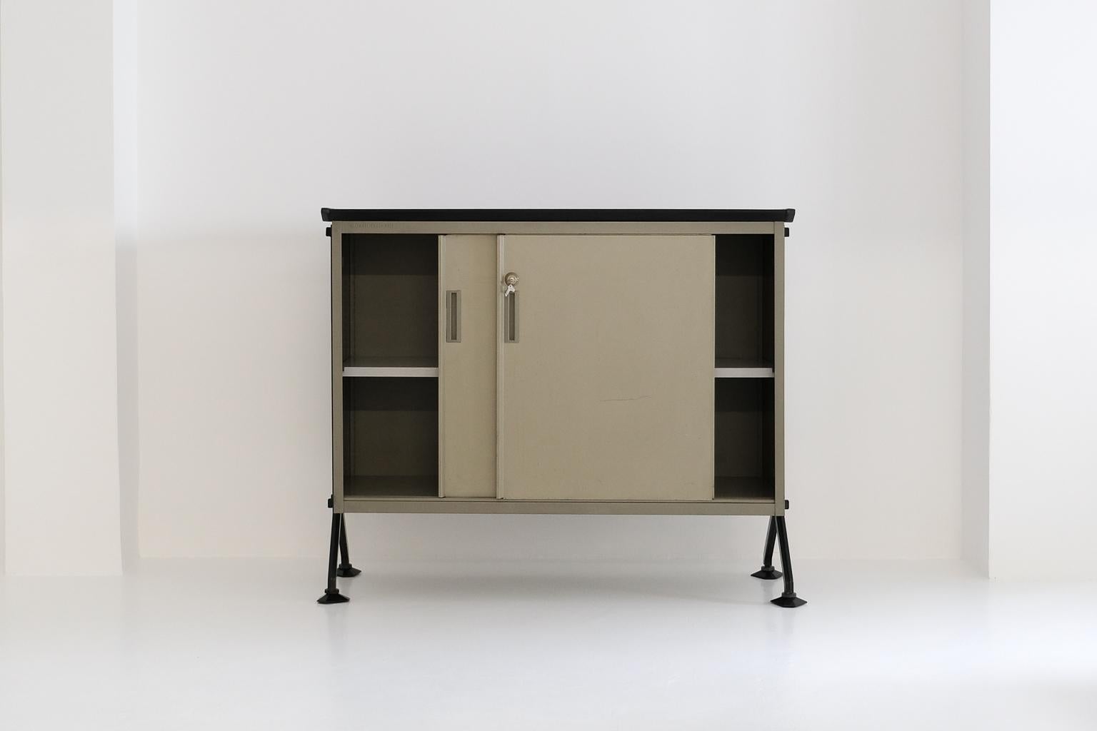 Highboard ARCO Arredamenti Metallici Serie by Studio BBPR for Olivetti, 1963 3