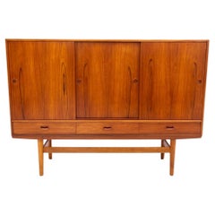 Highboard chest of drawers, Denmark, 1960s. After renovation.