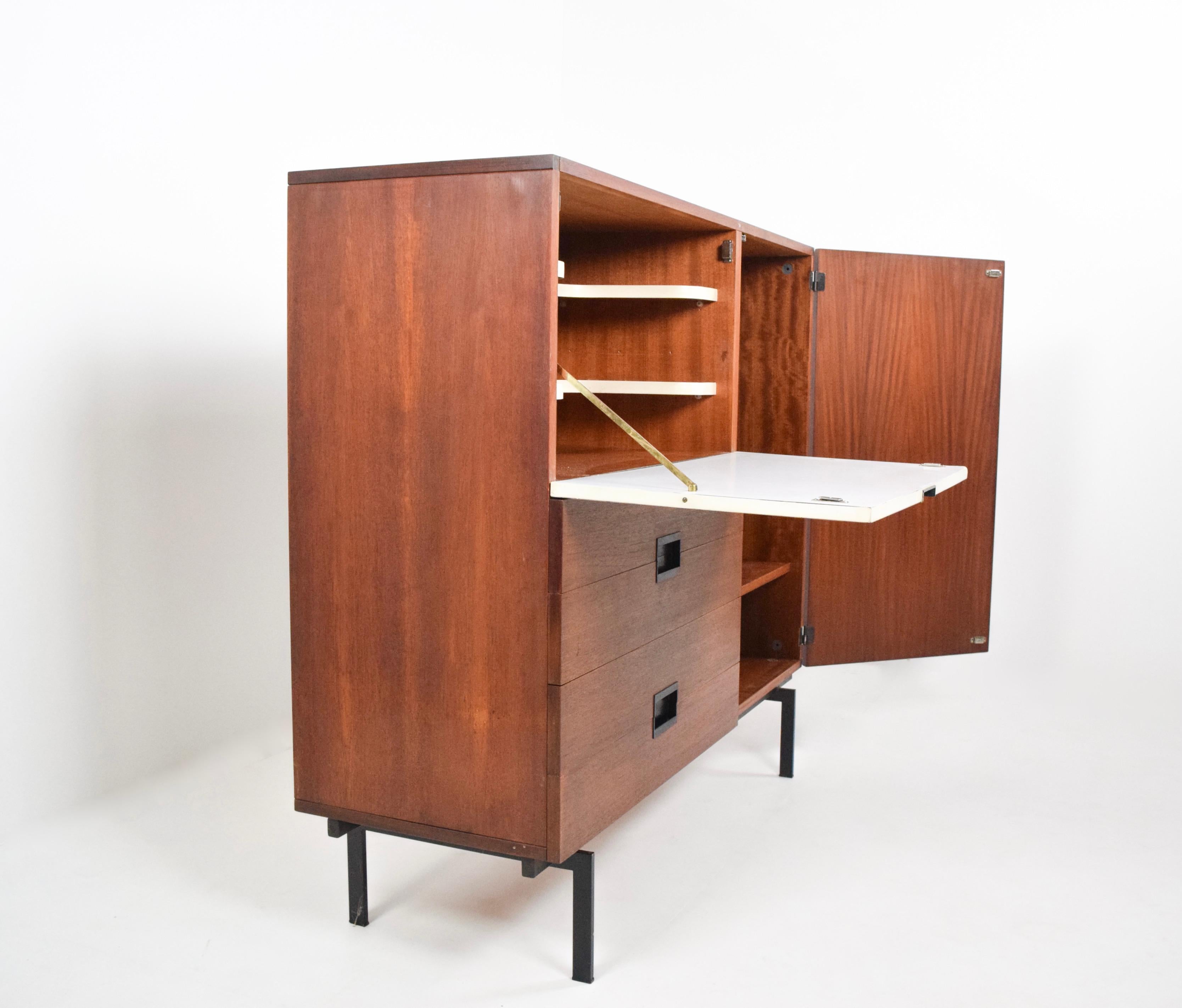 Mid-20th Century Highboard CU06 by Cees Braakman for Pastoe, Japan Series, The Netherlands 1960s