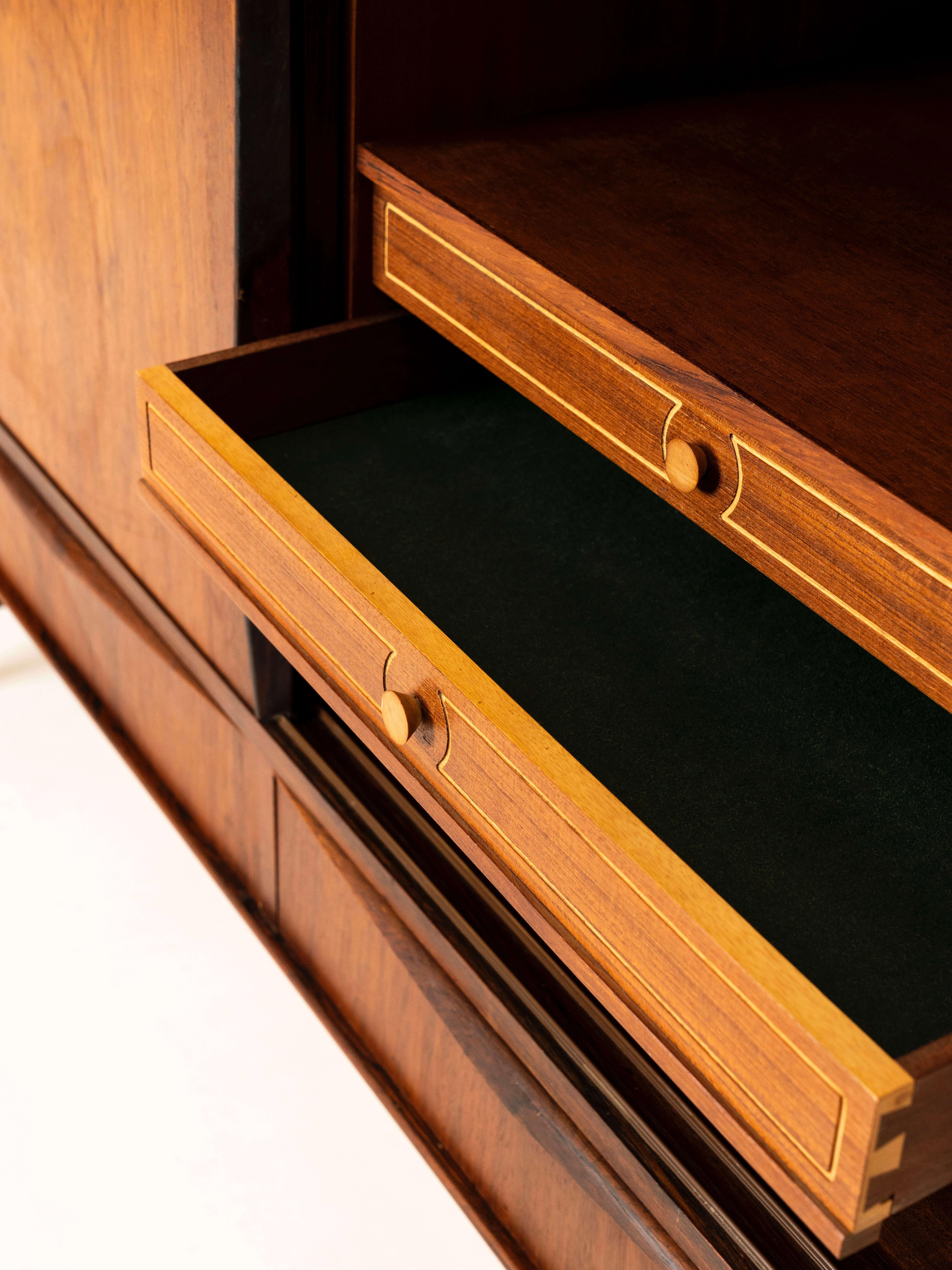 Highboard in Rosewood for E.W. Bach, Denmark 1960s 2