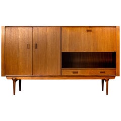 Highboard aus Teakholz von Topform:: Niederlande:: 1960er Jahre