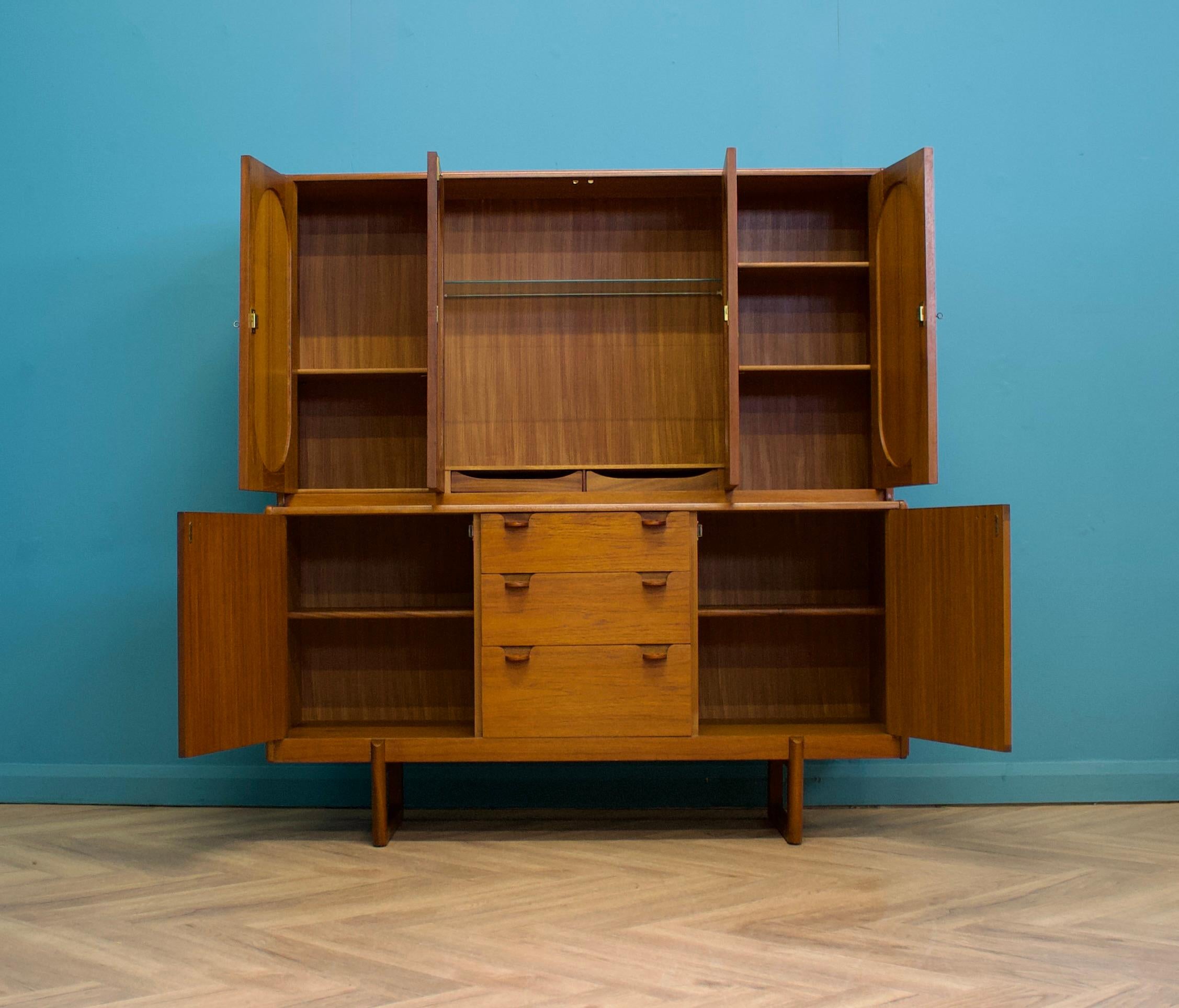 Highboard in Teak from Nathan, 1960s For Sale 5