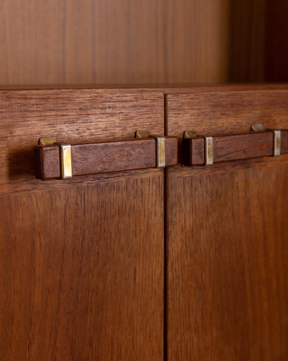 Highboard in Teak Wood Vintage, 1960s, Danish Design 1