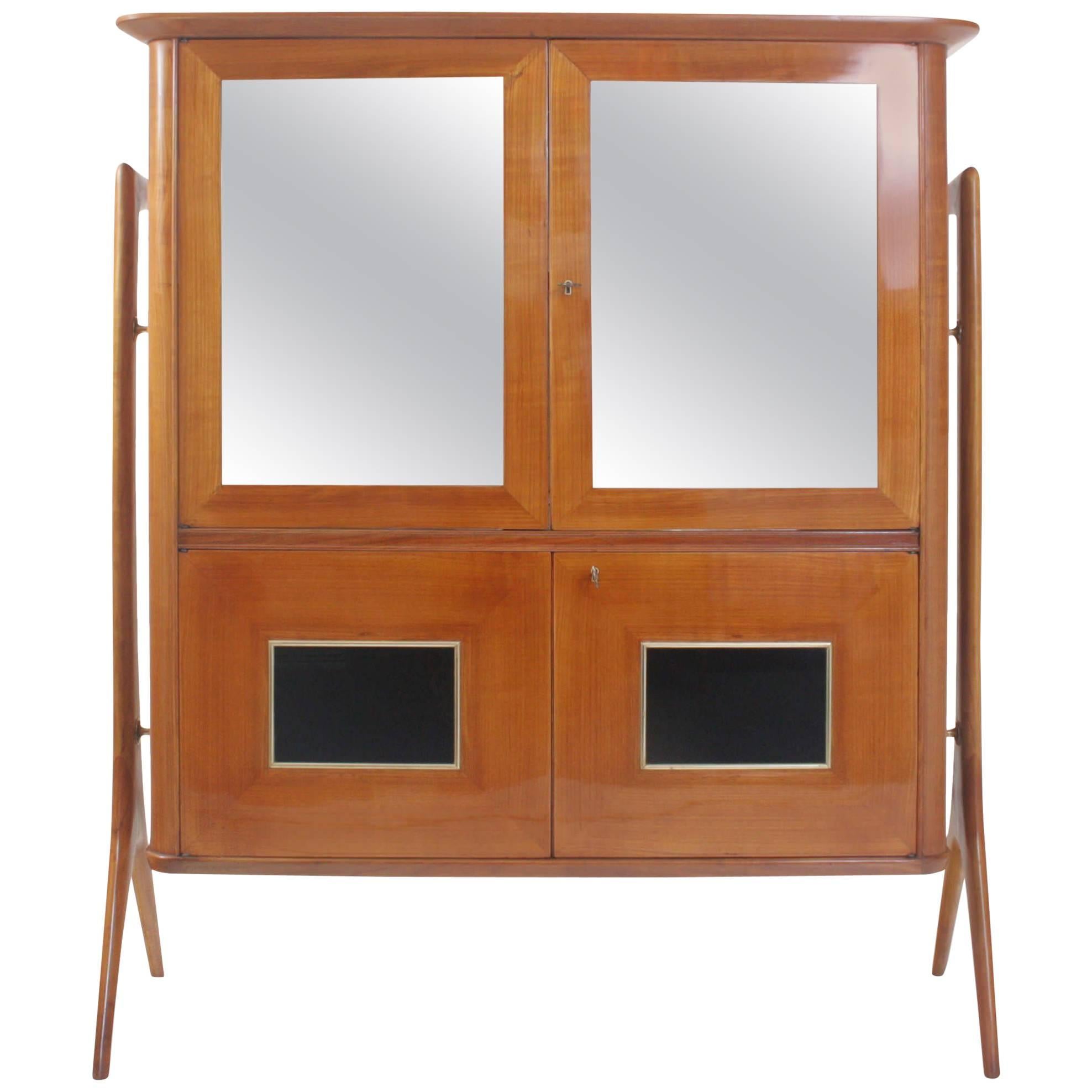 Highboard in the Style of Ico Parisi, Italy, Mid-20th Century