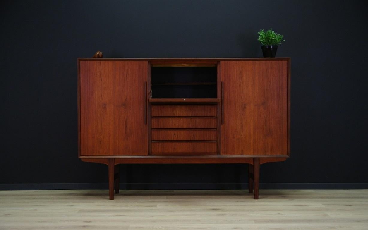 Highboard Midcentury Teak Danish Design Retro For Sale 4