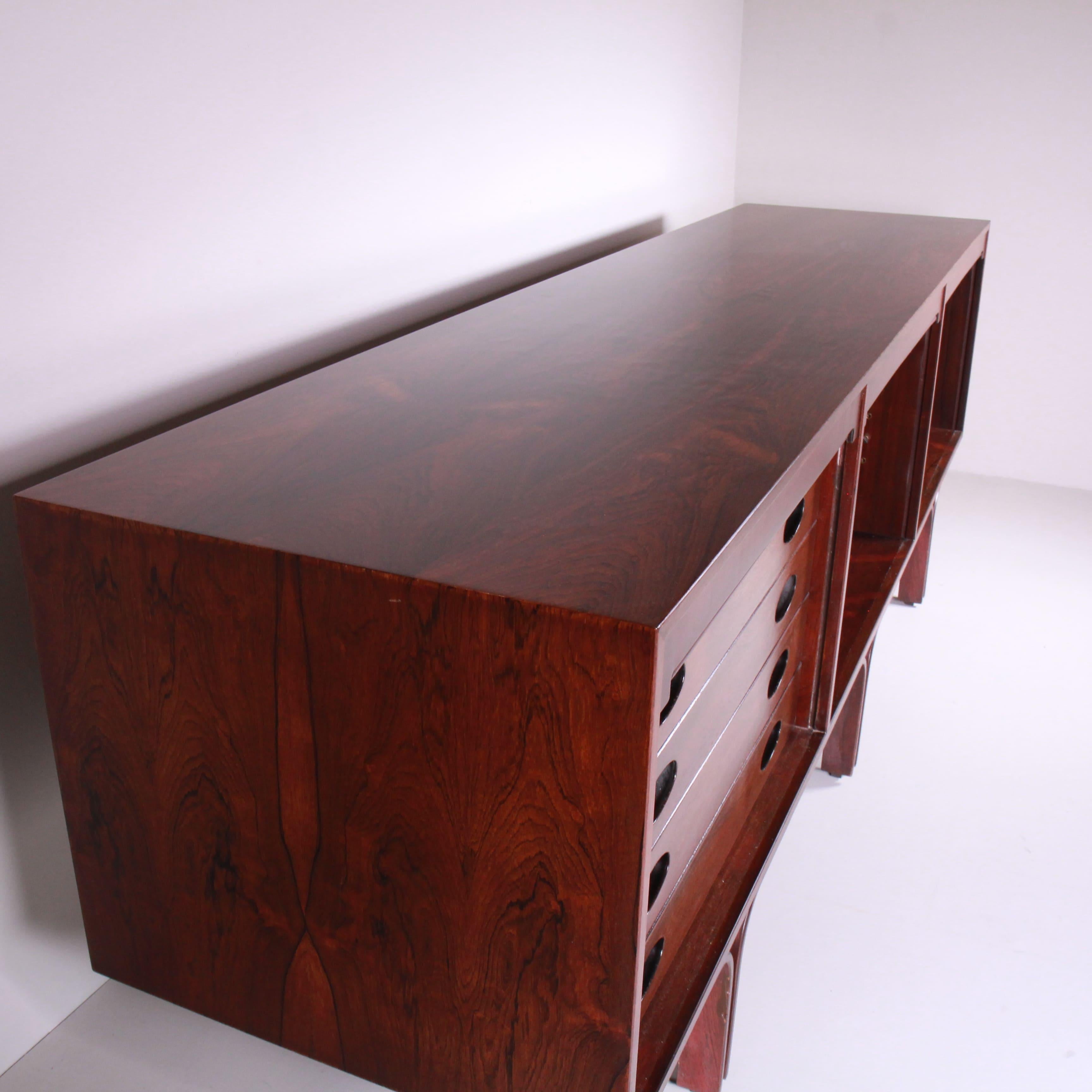 Mid-Century Modern Highboard mod. 504, Gianfranco Frattini, Bernini, 1960