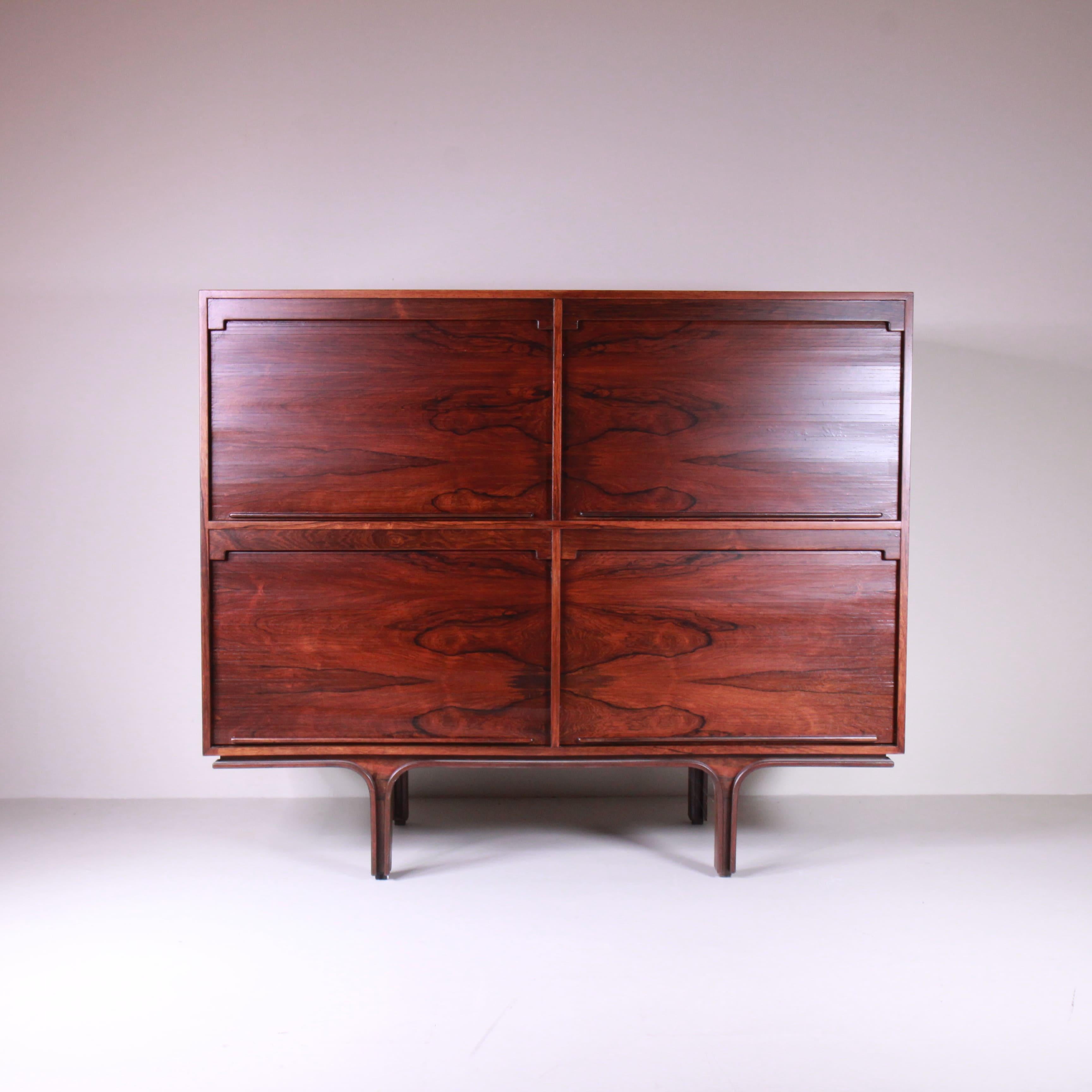 Highboard mod. 504, Gianfranco Frattini, Bernini, 1960 In Good Condition In Milano, Lombardia
