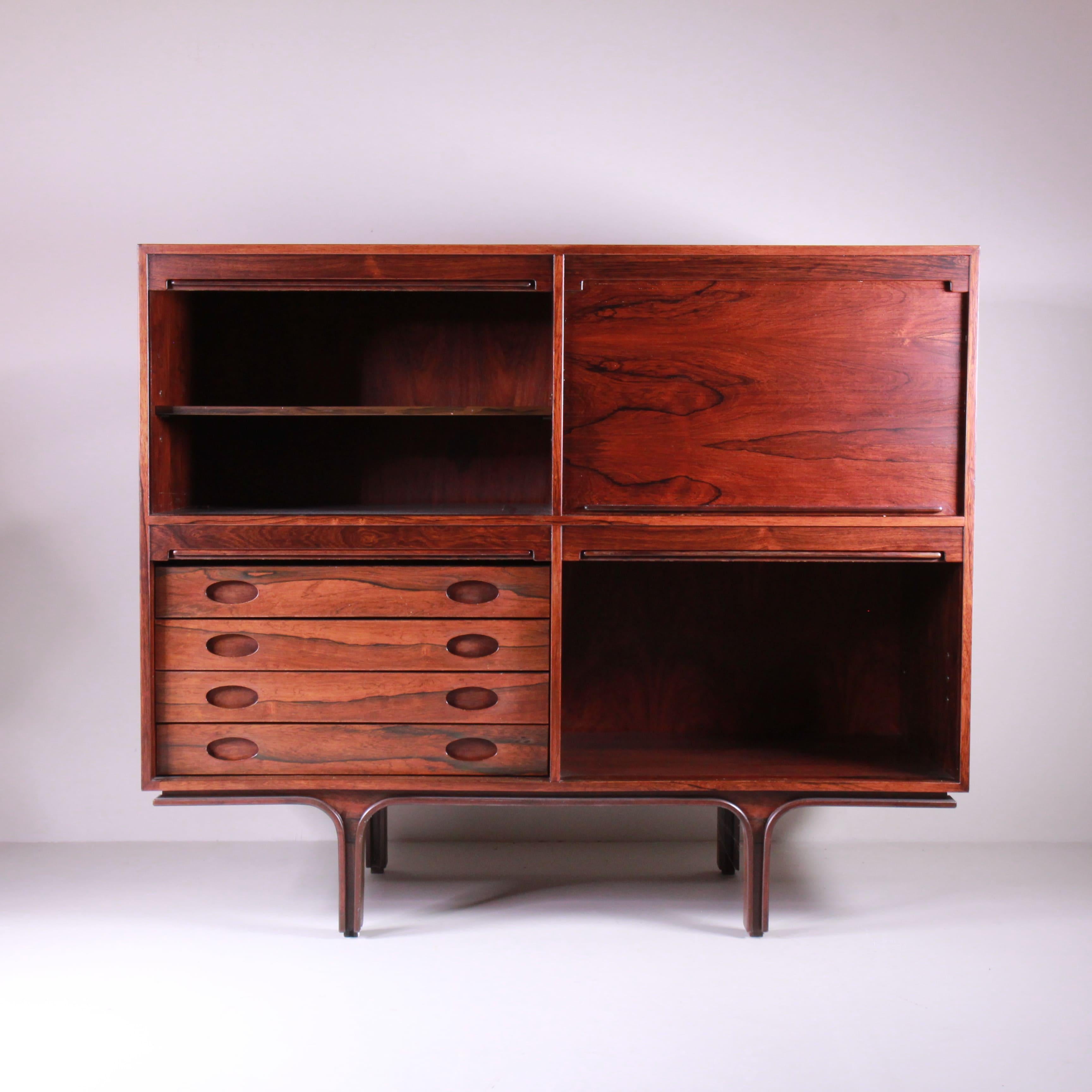 Highboard mod. 504, Gianfranco Frattini, Bernini, 1960 1