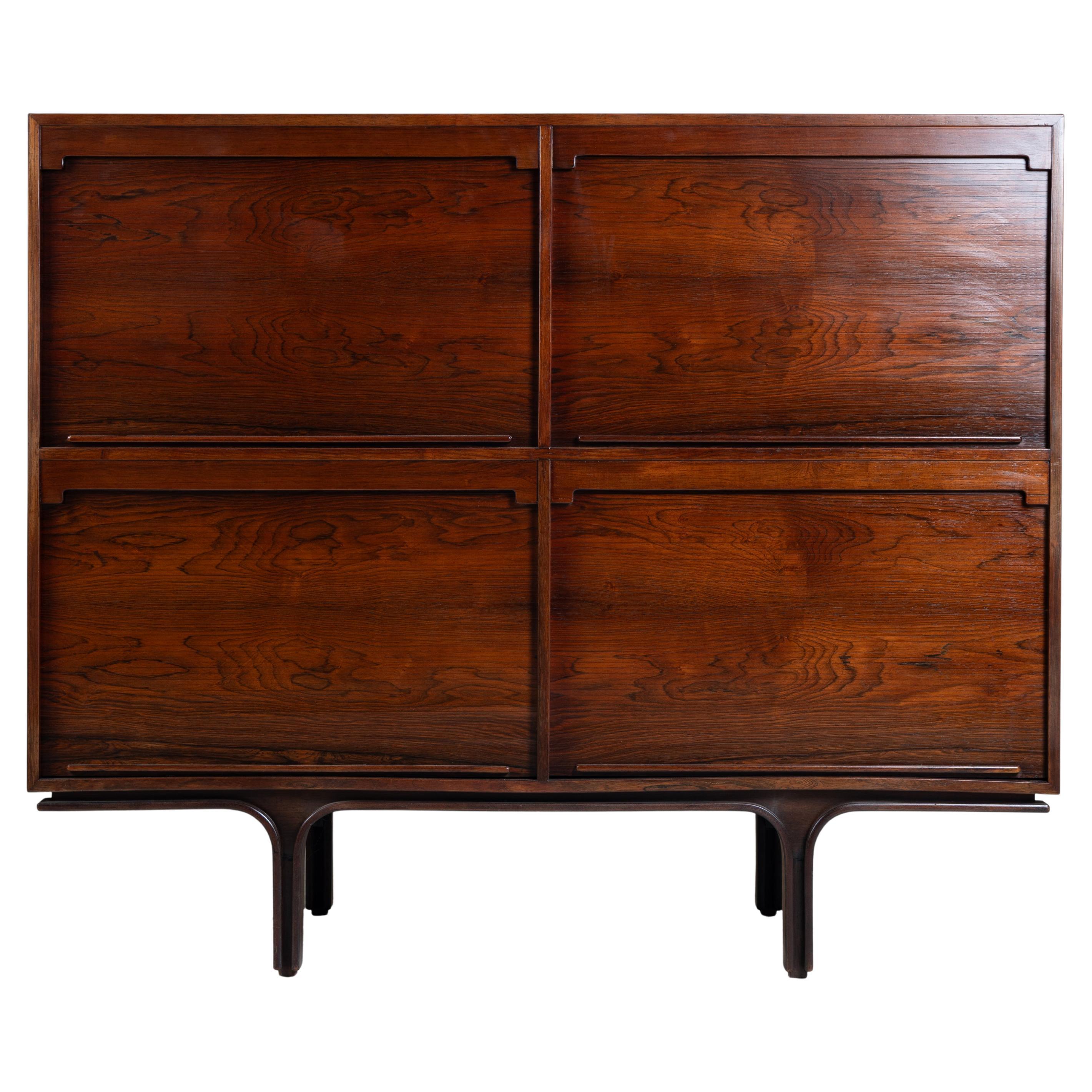 Highboard Mod. 504 Gianfranco Frattini Bernini 1960 Mid-Century Holz im Angebot