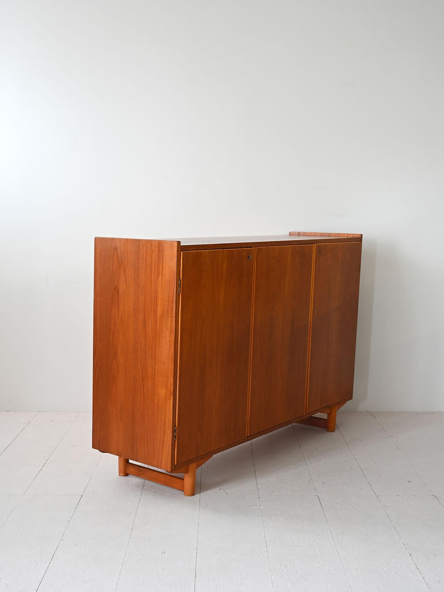 Scandinavian Modern Nordic highboard 1960s For Sale