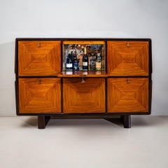 Hochschrank oder Barschrank, Italien, 1950er Jahre