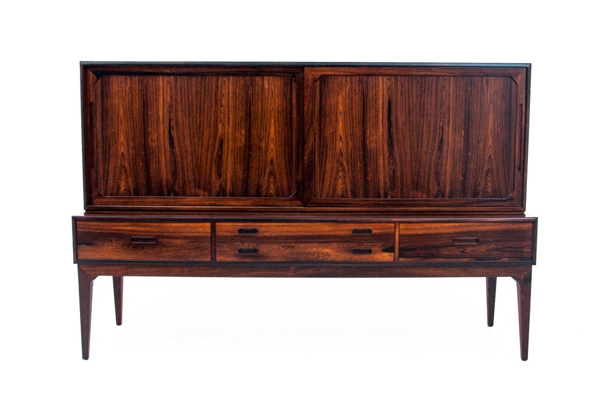 Highboard, aparador de Severin Hansen, Dinamarca, Diseño danés, Años 60 en venta 8