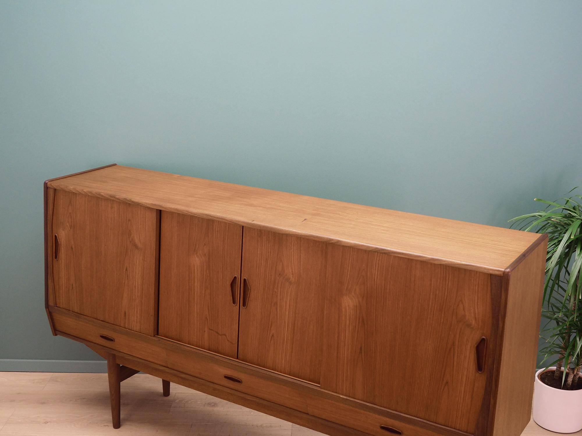 Highboard Teak, Danish Design, 1970s For Sale 3