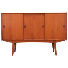 Retro Highboard Teak, Danish Design, 1970s