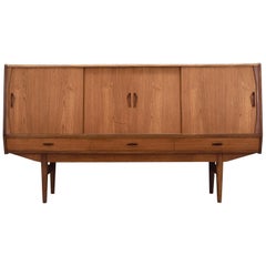 Highboard Teak, Danish Design, 1970s