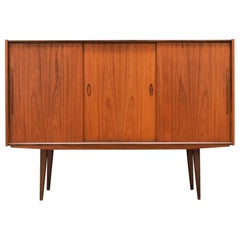 Highboard Teak, Danish Design, 1960s