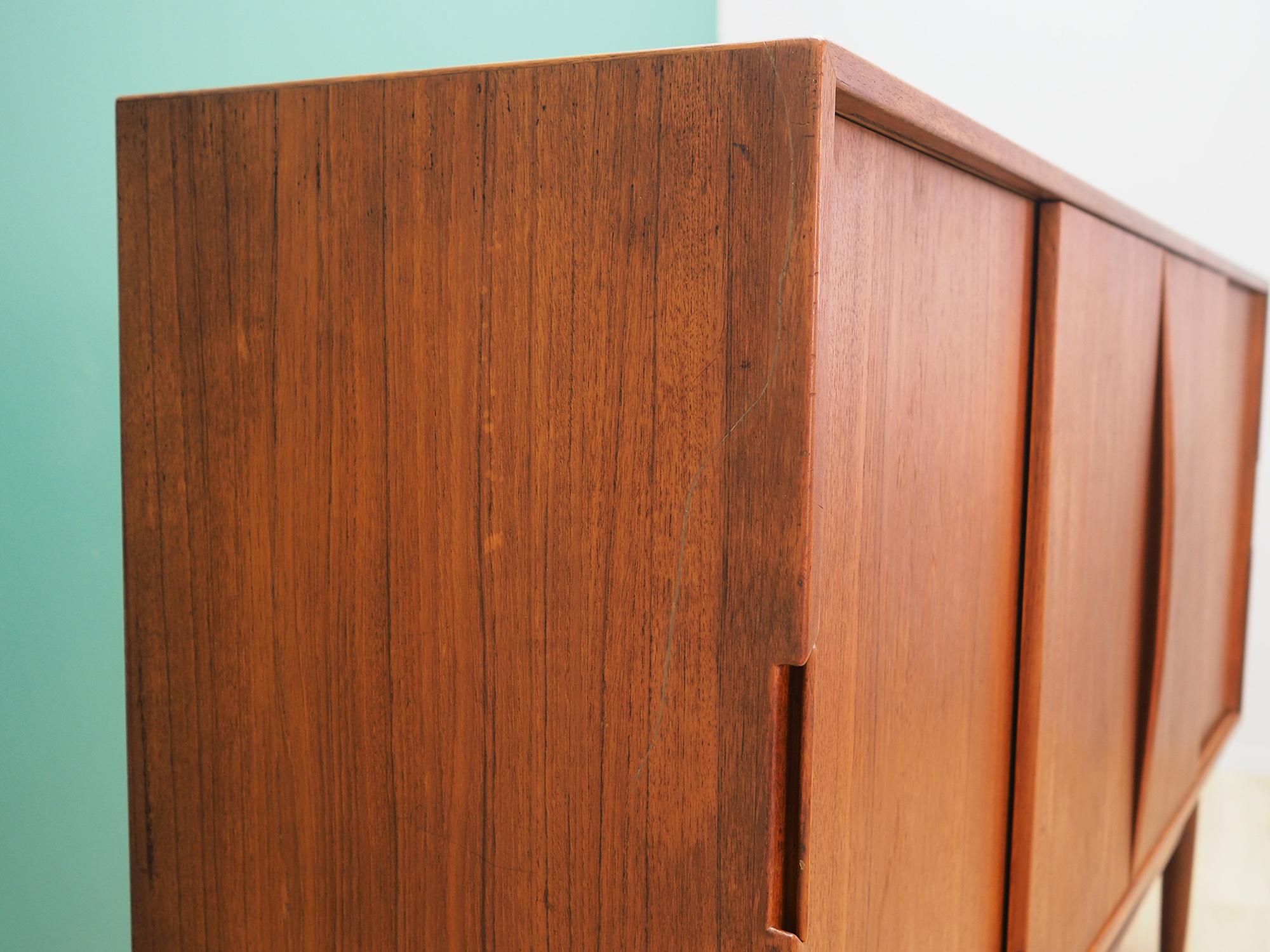 Highboard Teak, Danish Design, 1970s For Sale 5