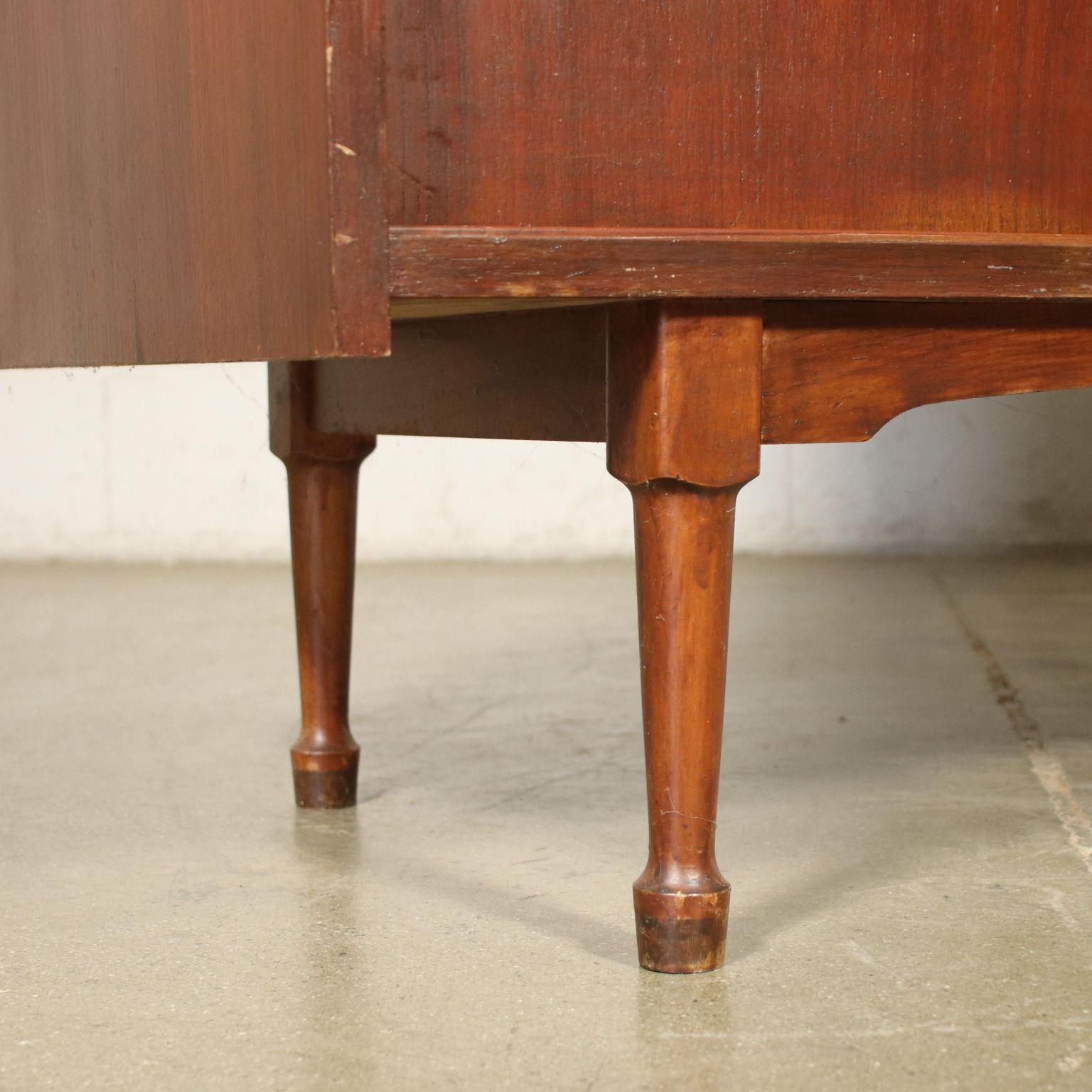 Highboard Teak Veneer Italy 1960s For Sale 4