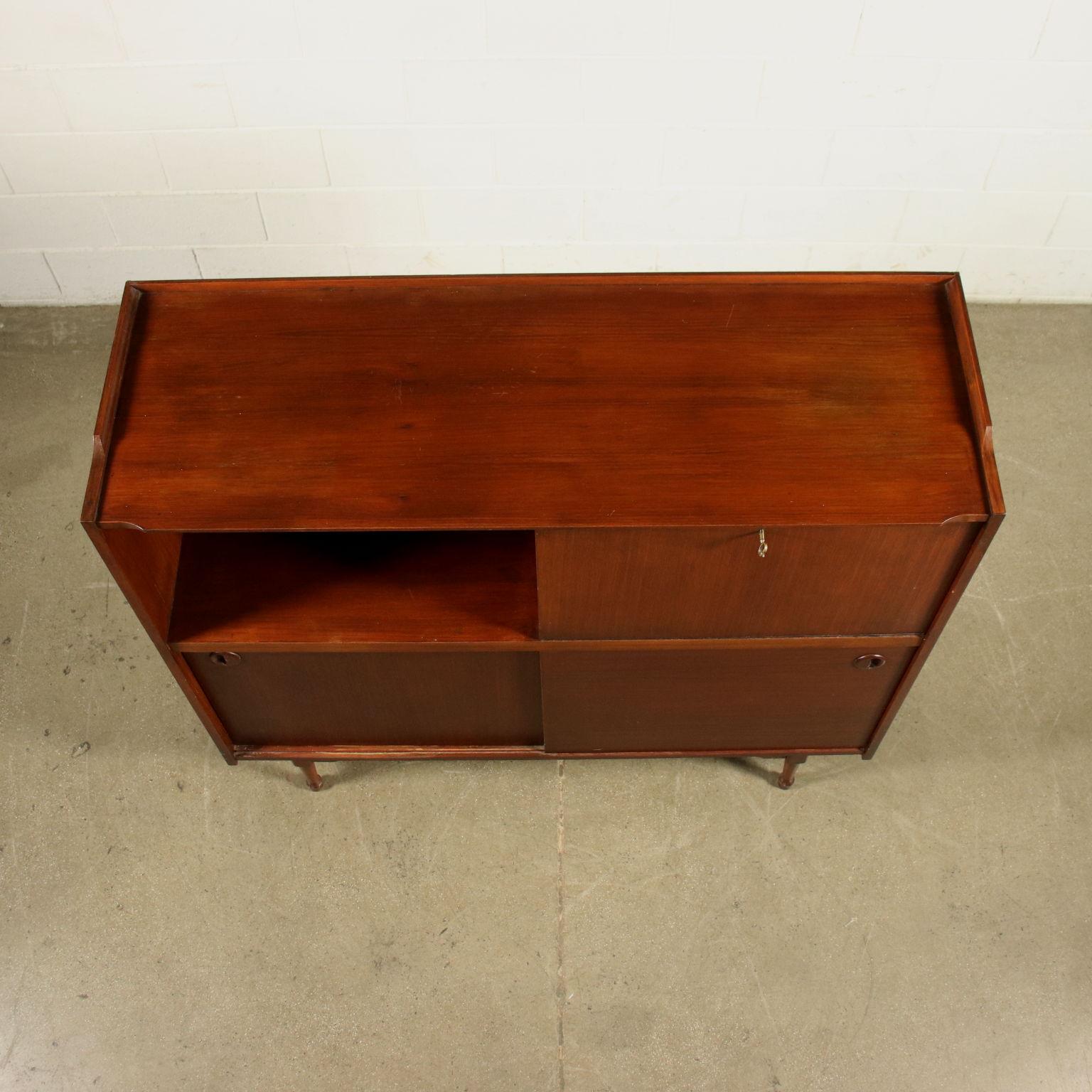 Highboard Teak Veneer Italy 1960s For Sale 5