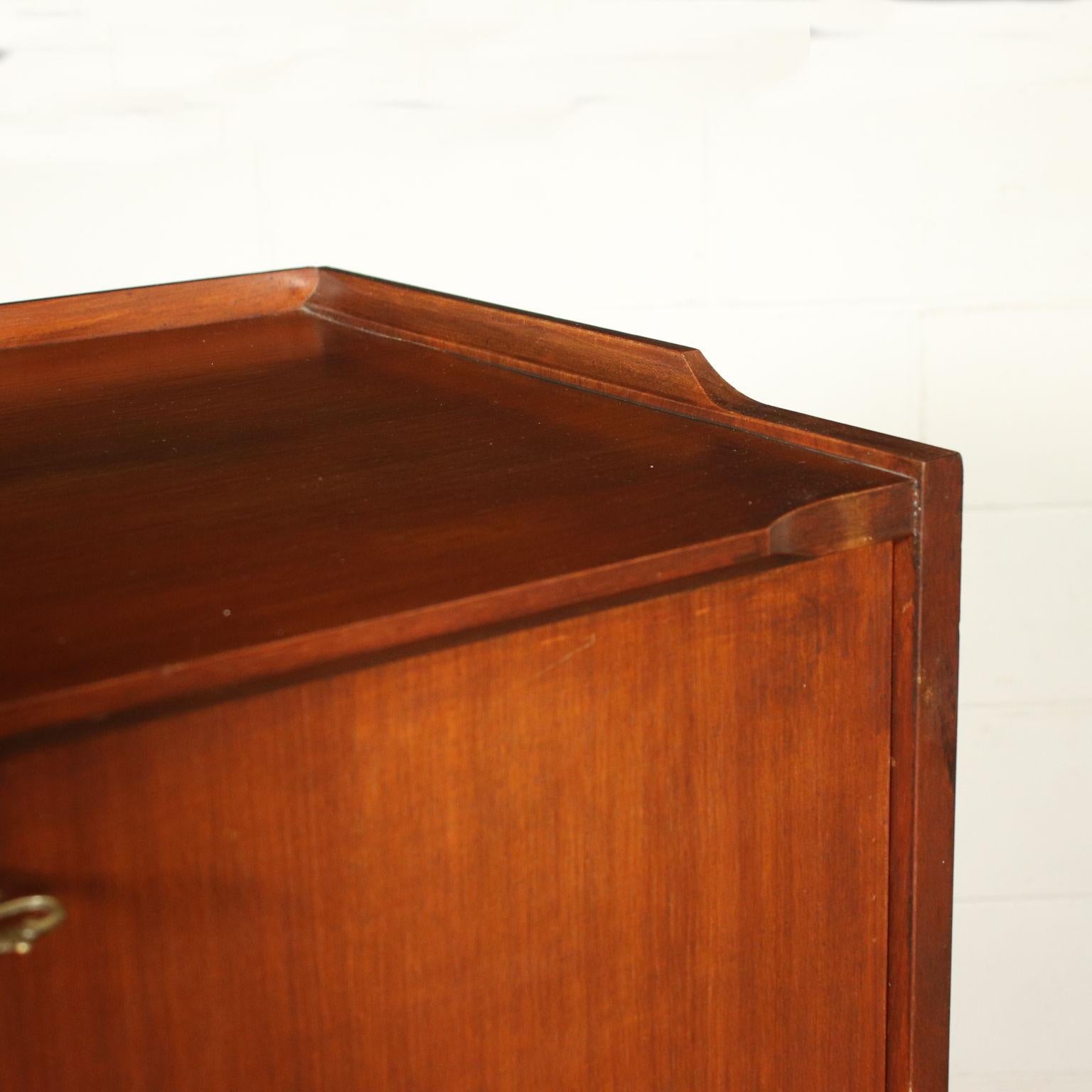 Highboard Teak Veneer Italy 1960s For Sale 1