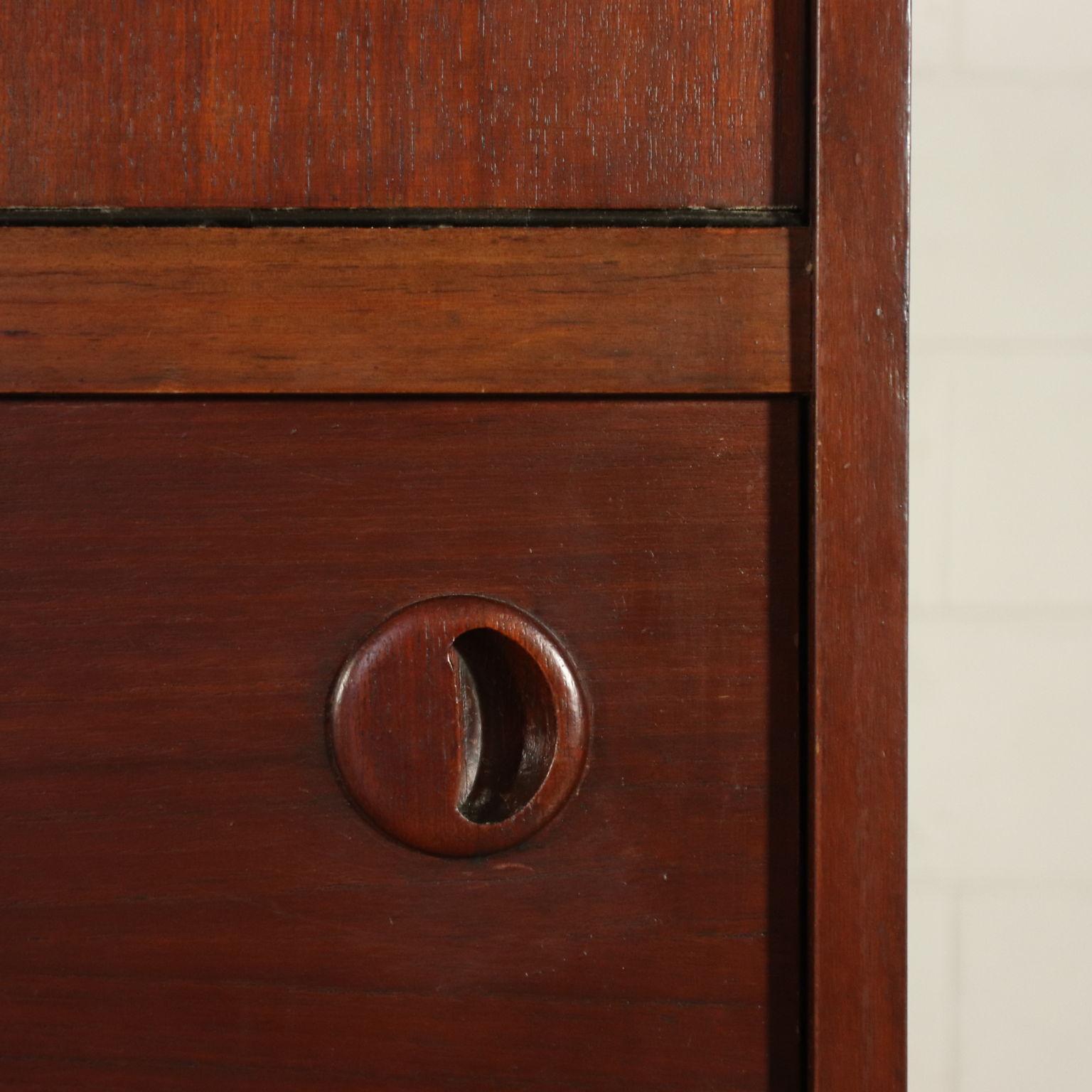 Highboard Teak Veneer Italy 1960s For Sale 3