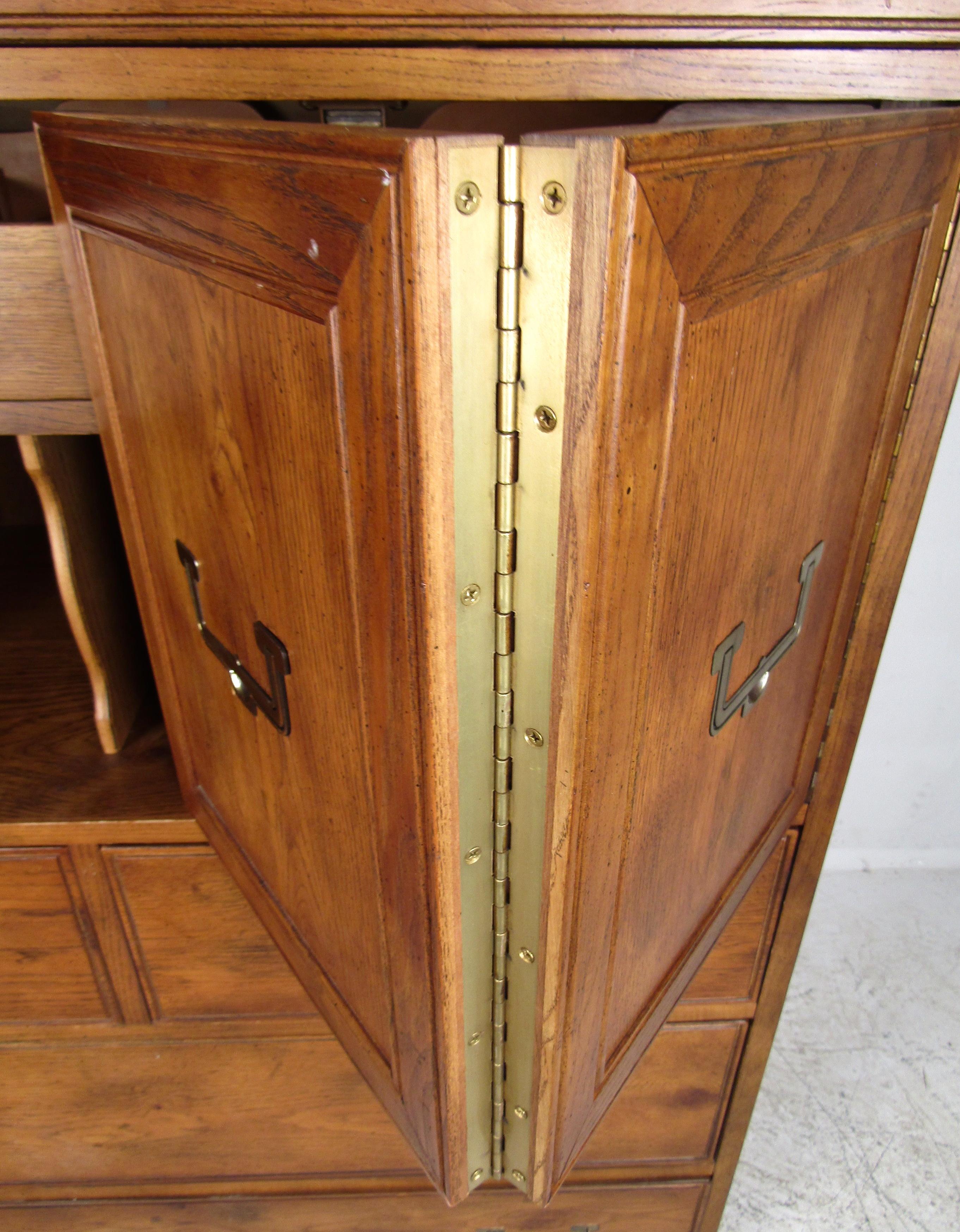 Mid-20th Century Highboy by Artefacts Henrendon