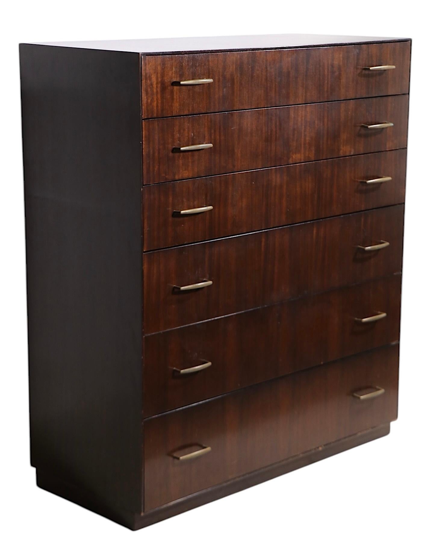 Cassettiera Highboy di Directional Custom Collection c. 1970 in vendita 6