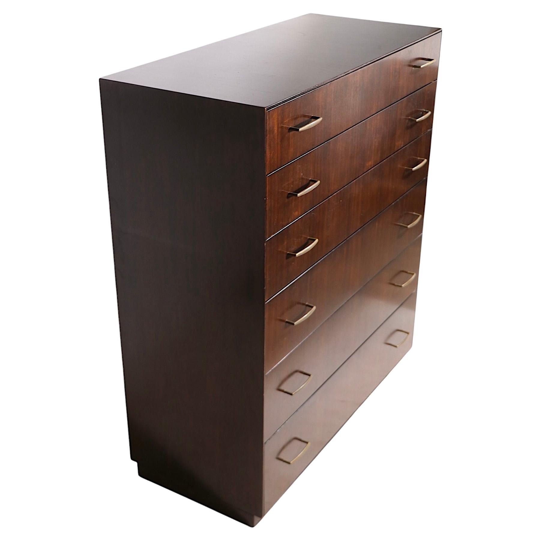 Cassettiera Highboy di Directional Custom Collection c. 1970 in vendita