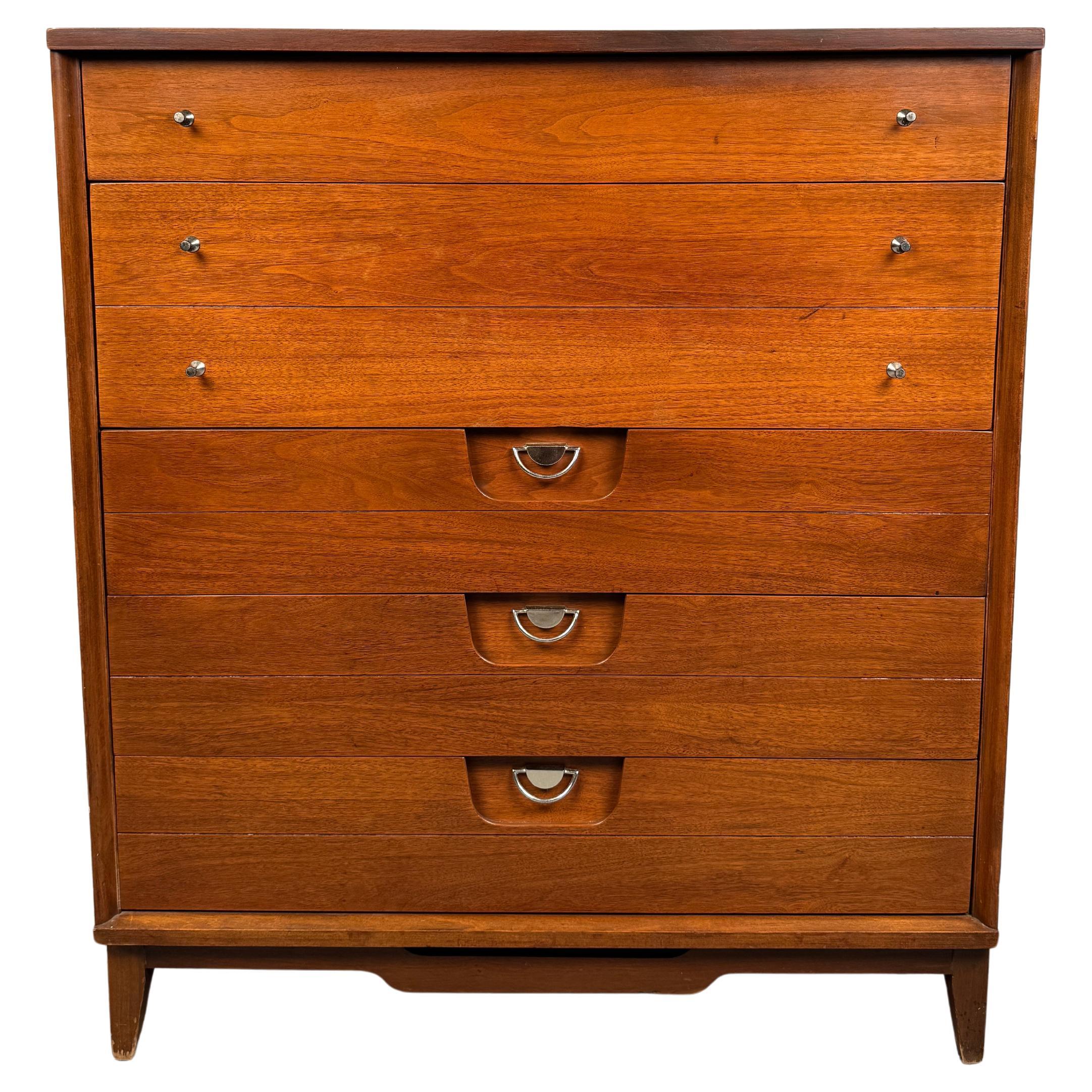 Highboy Dresser by Basic Witz Furniture For Sale