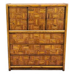 Commode haute brutaliste mi-siècle moderne de Lane