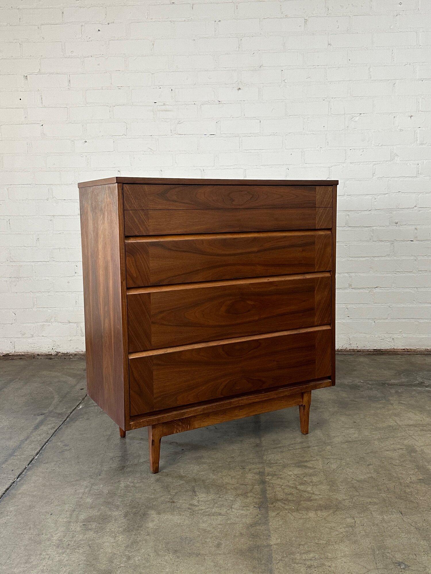 Highboy dresser with cross grain detail For Sale 1