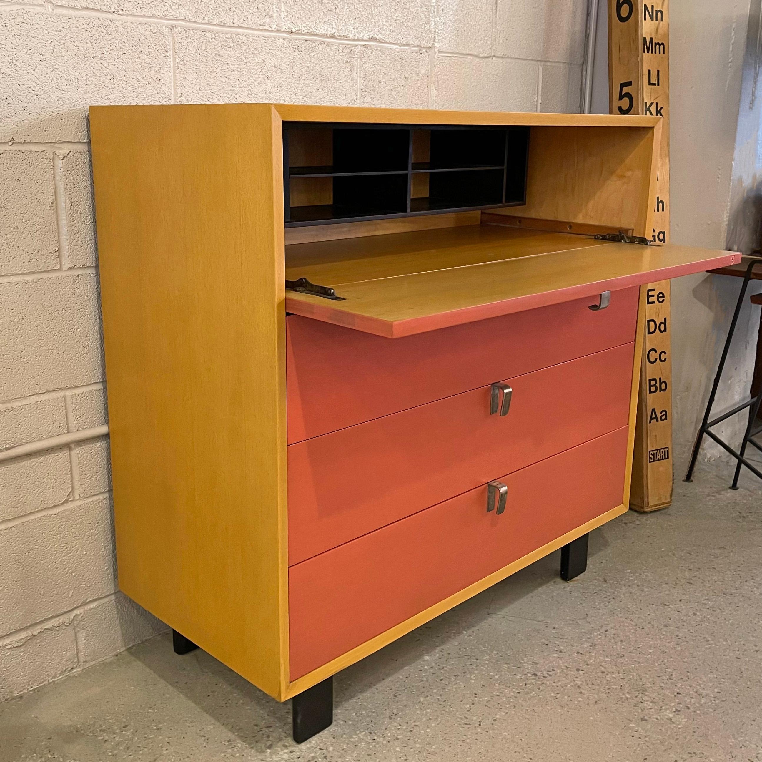 Highboy Secretary by George Nelson for Herman Miller In Good Condition In Brooklyn, NY