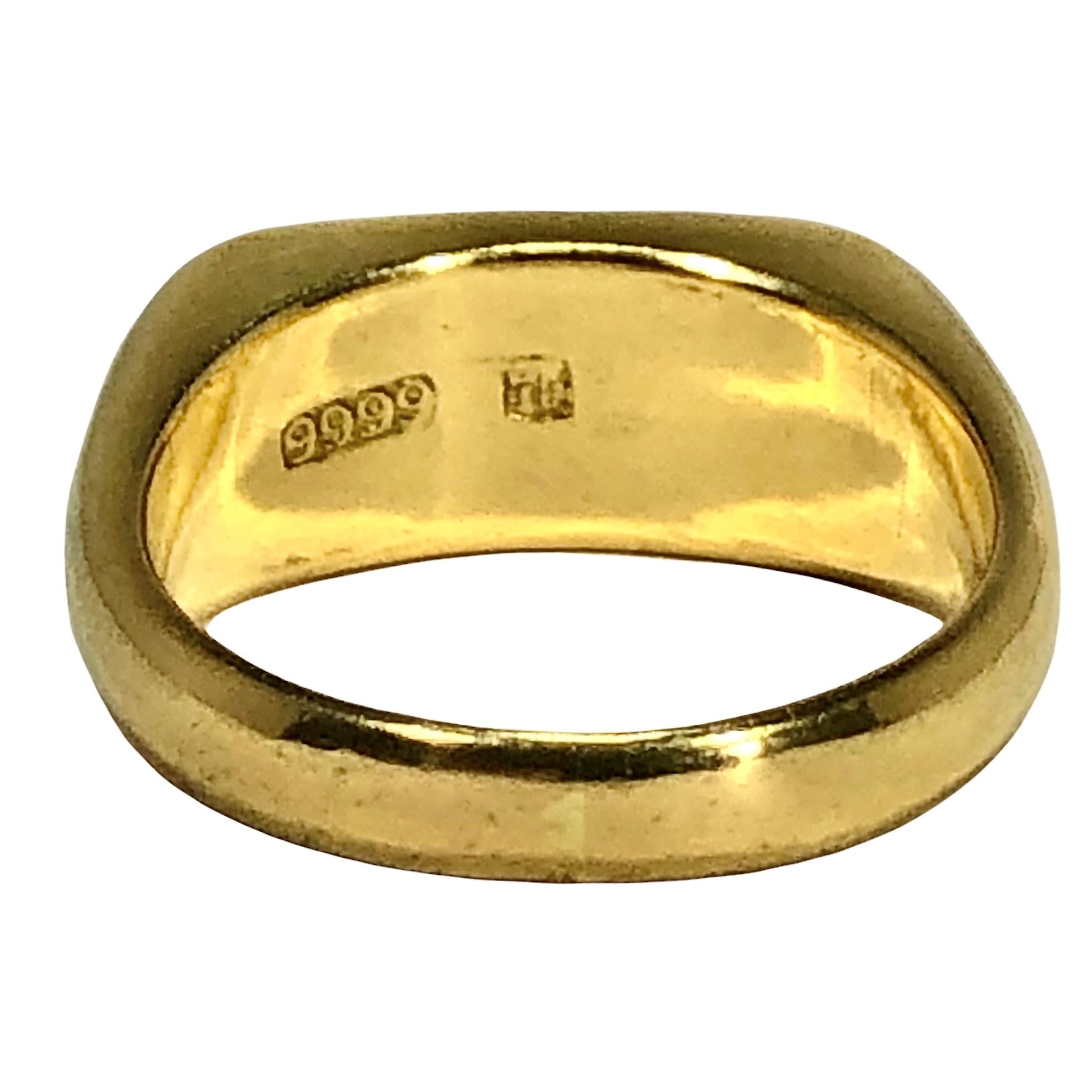 9999 gold ring