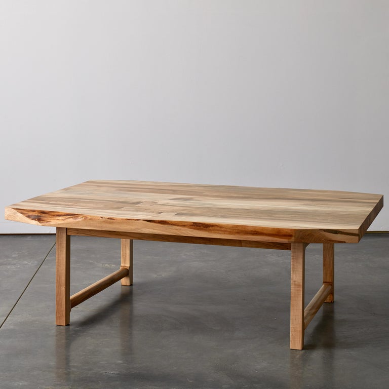 Highland Black Walnut MidCentury Style Coffee Table by New York Heartwoods For Sale at 1stDibs