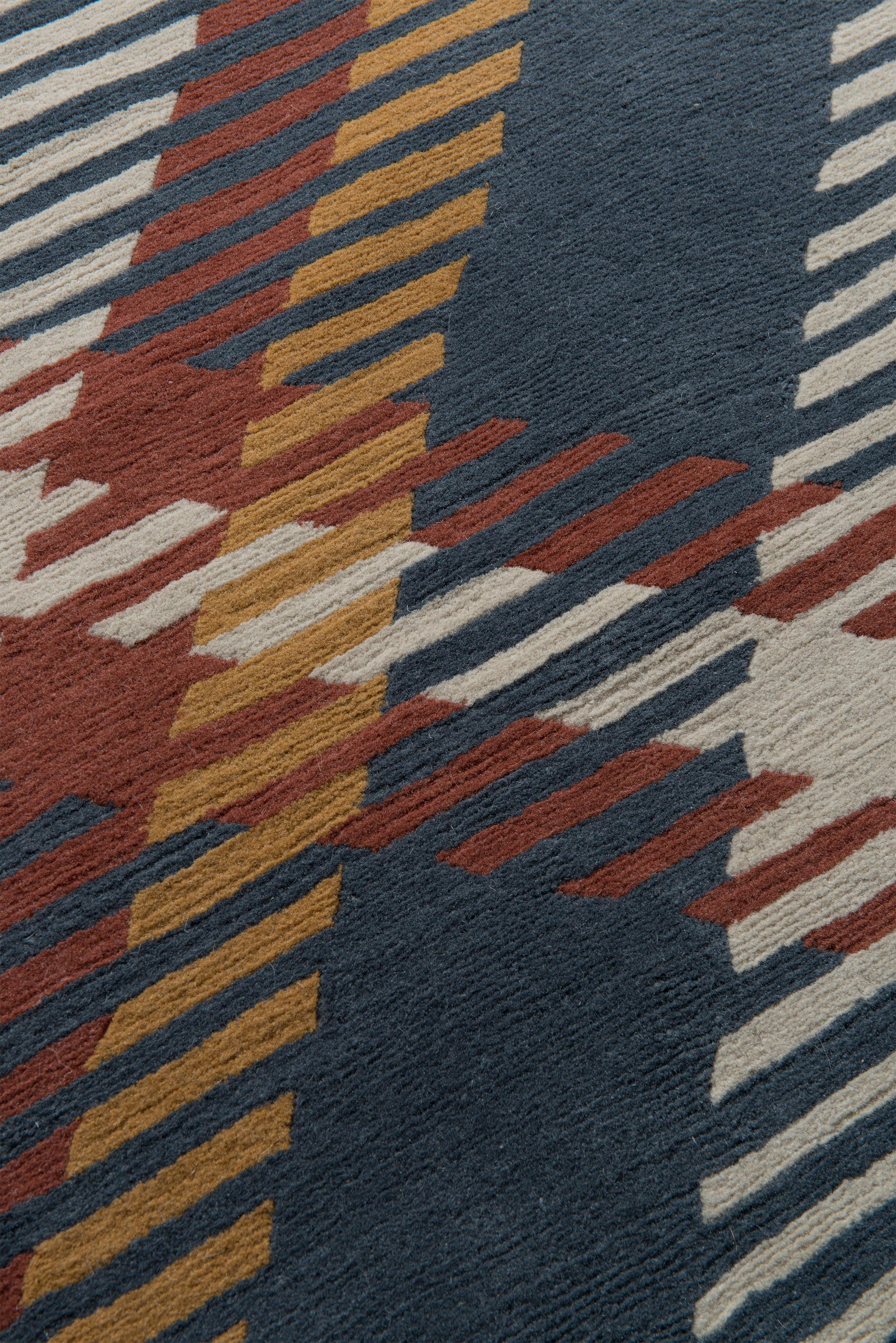 Highland Highland, handgeknüpfter 10x8-Teppich aus Wolle von Vivienne Westwood (Nepalesisch) im Angebot