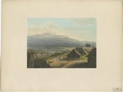 Highland Landscape in the Bantam Residency – Java Lithograph, Published 1872