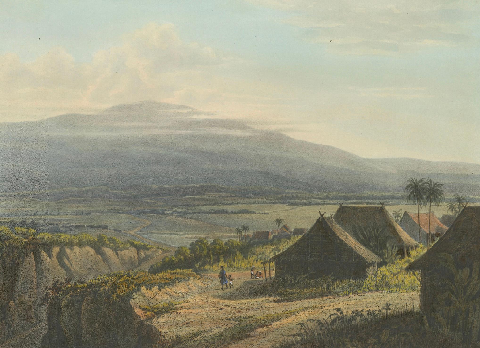 Highland Landscape in the Bantam Residency – Java Lithograph, Published 1872 For Sale 2