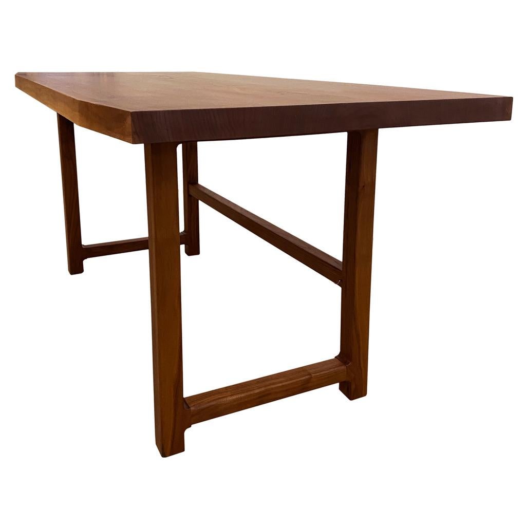 Mid-Century Modern Highland Mid-Century Style Walnut Desk by New York Heartwoods For Sale