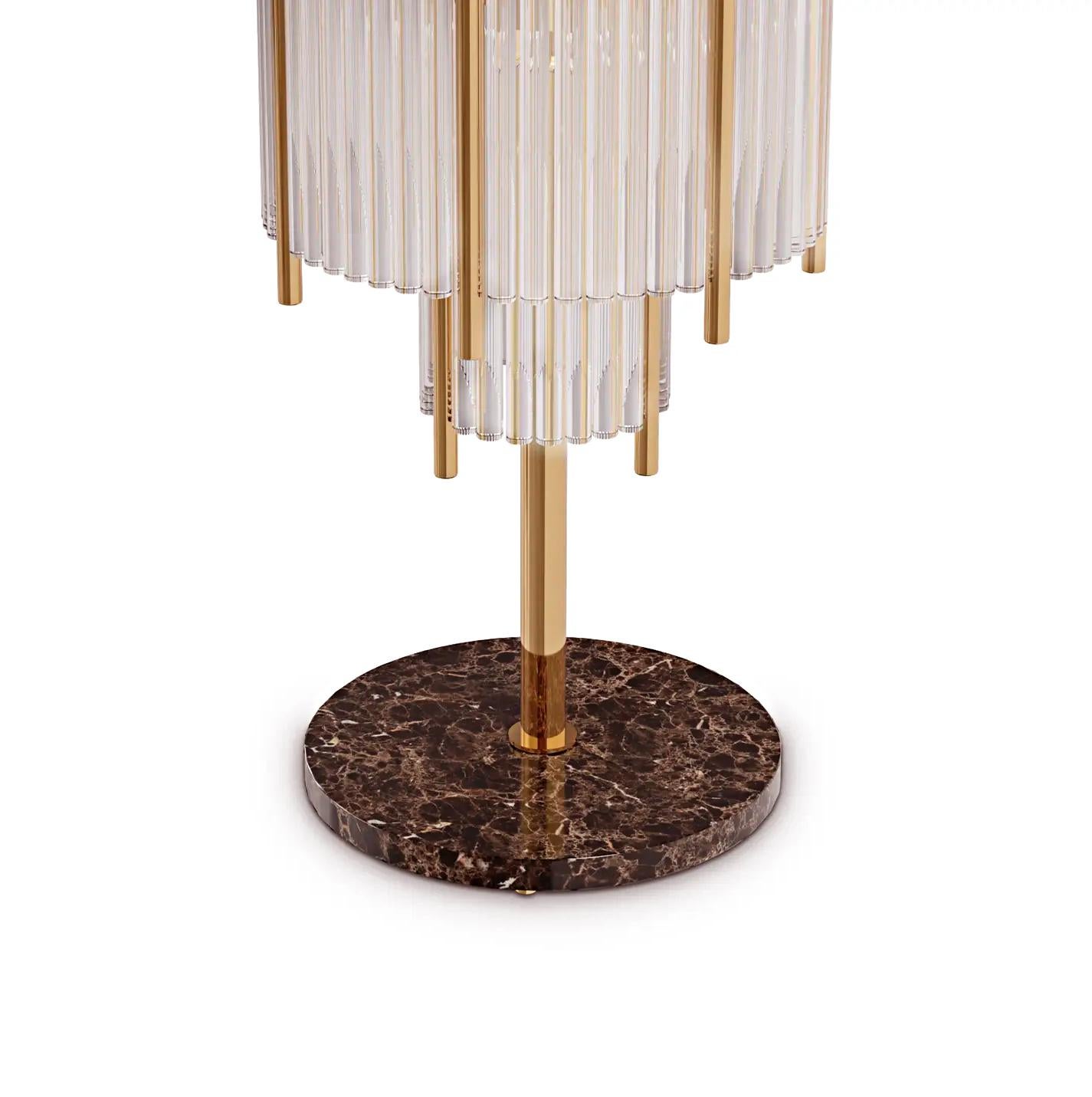 Highlight Brass Medium Table Lamp In New Condition For Sale In Paris, FR