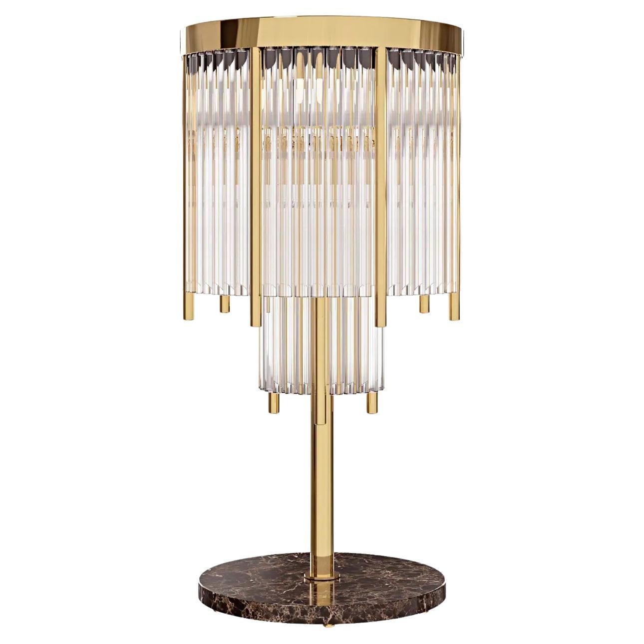 Highlight Brass Medium Table Lamp