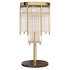 Lampe à poser moyenne en laiton Highlight