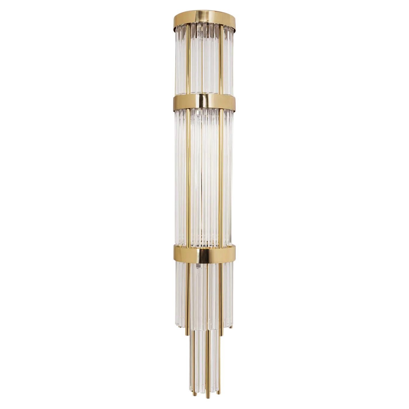 Highlight Brass Wall Lamp For Sale