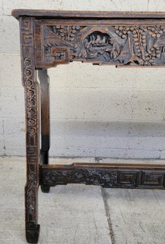 Highly Carved Alter / Console Table from Shanghai