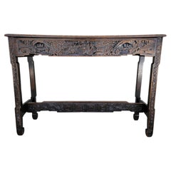 Highly Carved Alter / Console Table from Shanghai